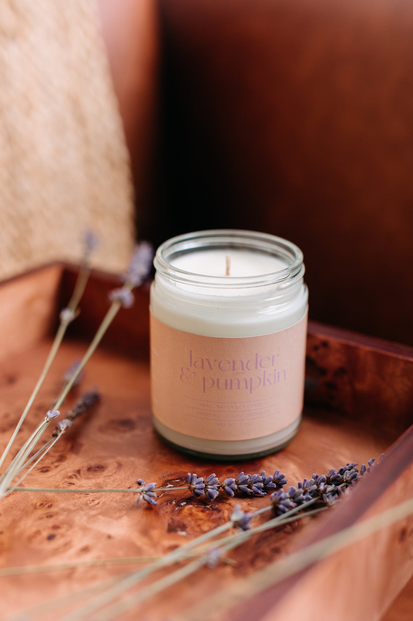 lavender & pumpkin